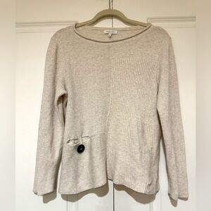 Habitat Cream 💯% cotton Knit Sweater